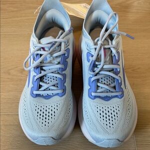 Brooks Women's Athletic Shoes in Sky Blue and Violet